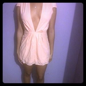 Peach romper..
