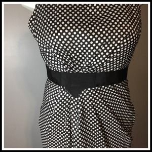 BCBGMaxAzria Dresses - Black/White Polka Dot Dress BCBGMaxAzria Dresses - Black/White Polka Dot Dress