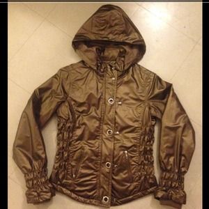 SOLD!! Brand new!! Divinne shiny hooded Jacket