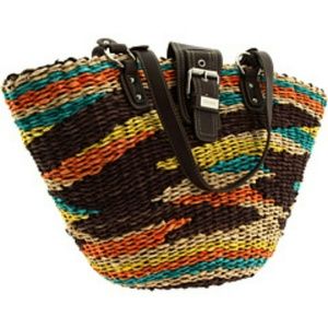 Nine West straw tote
