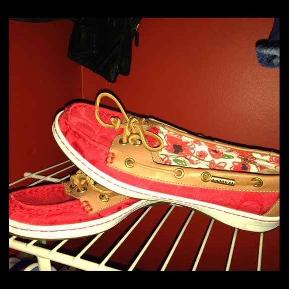 Coach slip ons