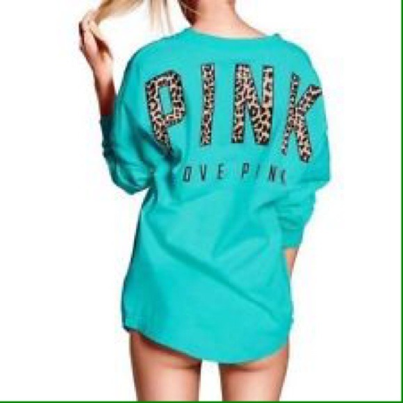 Pink cheetah varsity crew