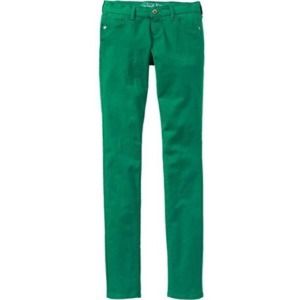 Old Navy "The Rockstar" Green Skinny Jeans