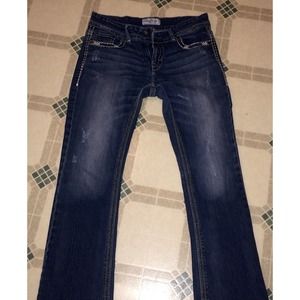 Womens Buckles Jeans Daytrip