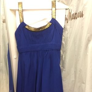 BCBG Blue&Gold Dress