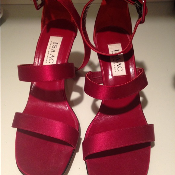 Red High Heels with Straps