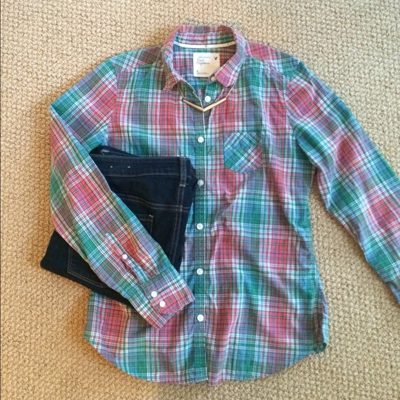 🔹🔸BUNDLED🔸🔹Super Soft Plaid Button Up - Picture 2 of 3