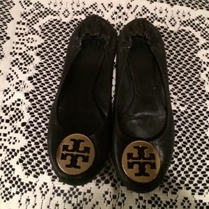 Tory Burch Black Flats Size 9