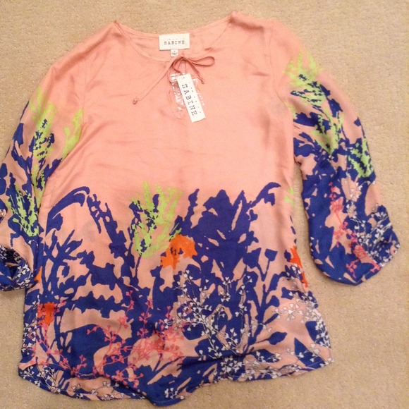 Reduced! Sabine Pink Blouse