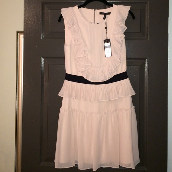 BCBGMAXAZRIA Britt Bare Pink Dress Size 6