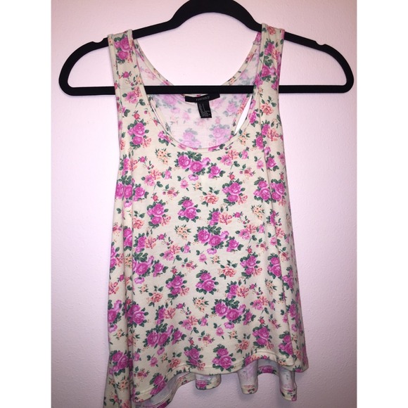 Forever 21 Tops - Forever 21 Floral Tank
