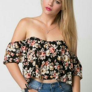 Nasty gal off the shoulder top
