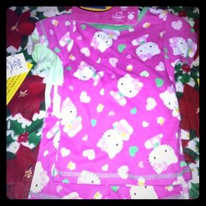 3T Hello kitty 2 set pajamas