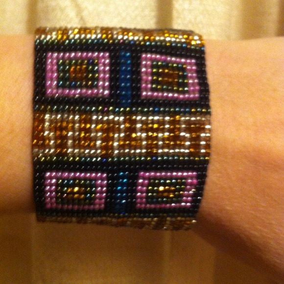 Handmade Ornate Beaded Bracelet