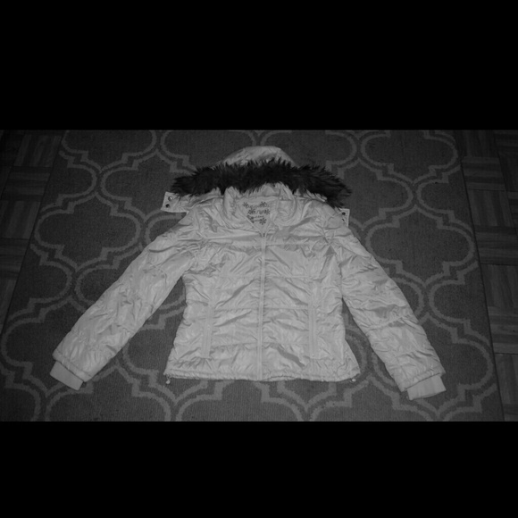 Aeropostale white puffy jacket sz XXL