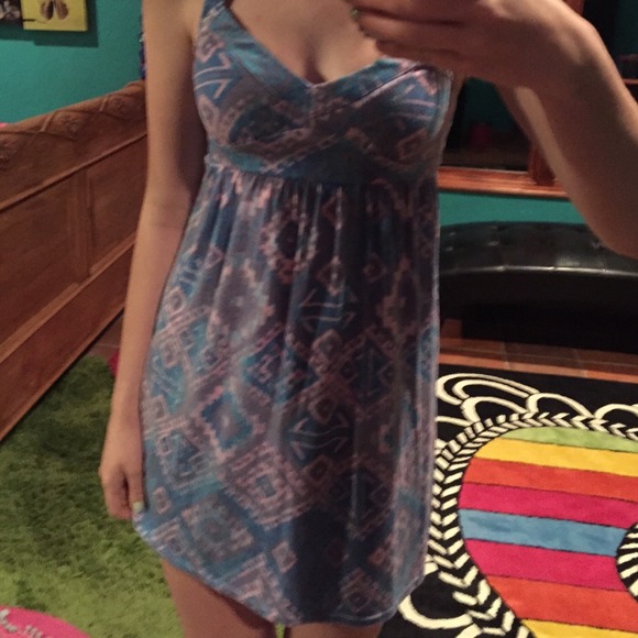 American Eagle Summer dress w tribal print