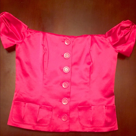 Bebe size 4 off the shoulder top