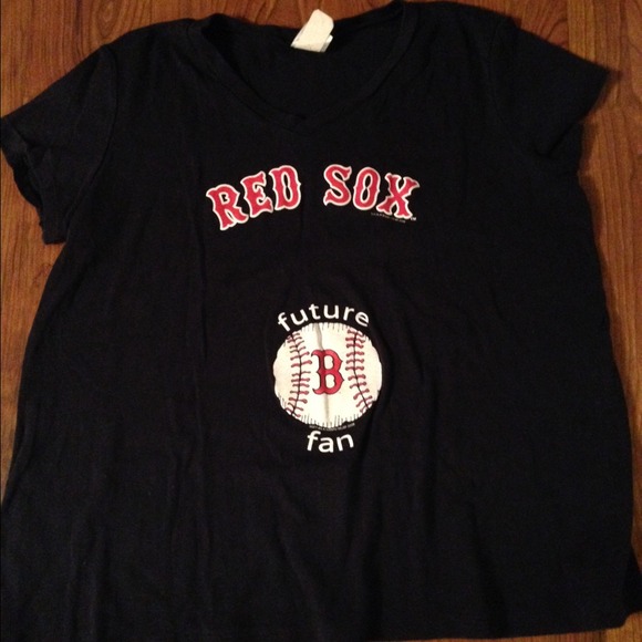 2 Maternity shirts, future Red Sox fan & orange T