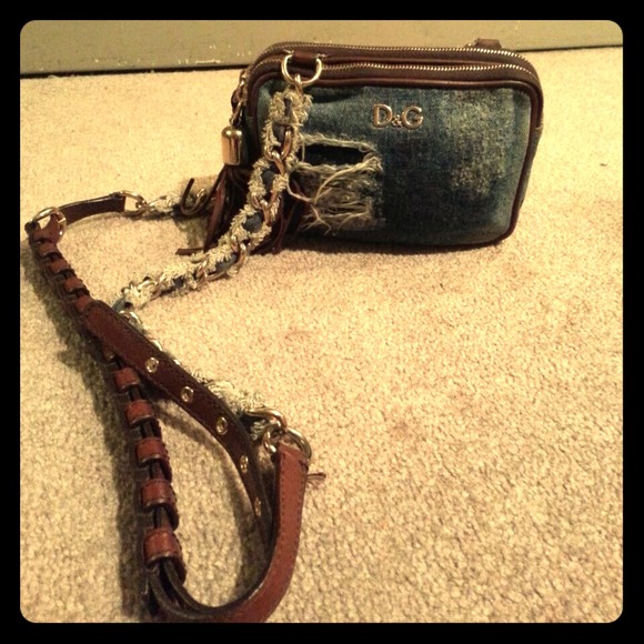 🎯FLASH SALE -auth.- D&G Denim Crossbody Bag