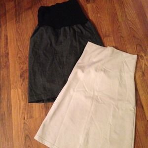 Work maternity skirts