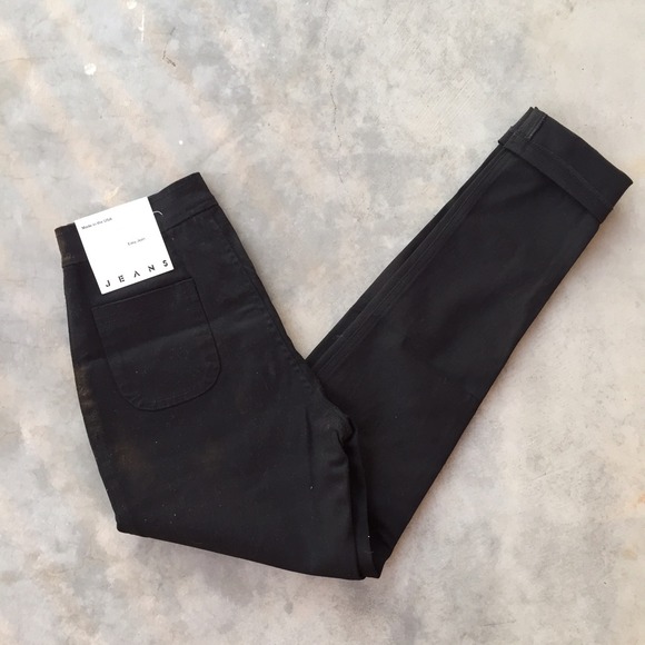 American Apparel Black Easy Jeans