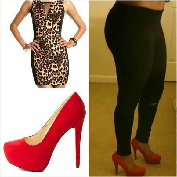 Red Charlotte Russe Pumps