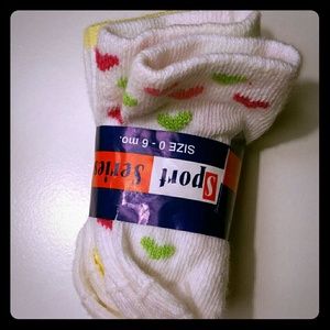*NEW* 3 Pair pack of Baby girl Socks