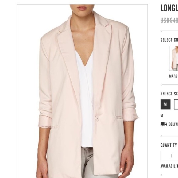 Marshmallow blazer ✨read description✨