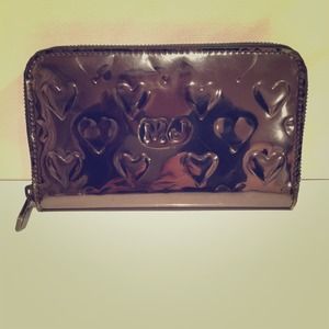 Authentic Marc Jacobs Metallic Wallet!