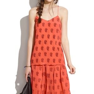 Madewell SILK CAMI TEARDROP PAISLEY Top Size S