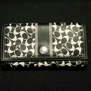 Authentic coach wallet