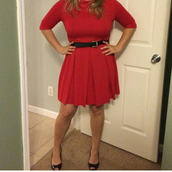 Red dress