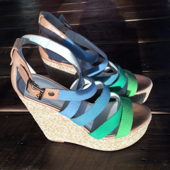 Nine West Platform Wedge Sandals