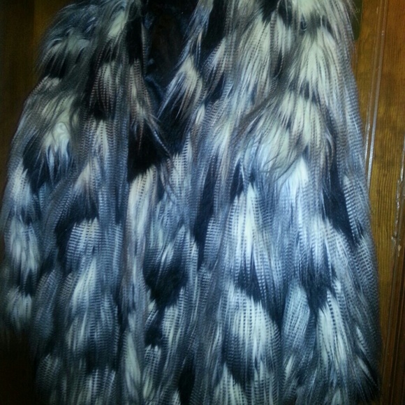 Faux fur coat! Beautiful!