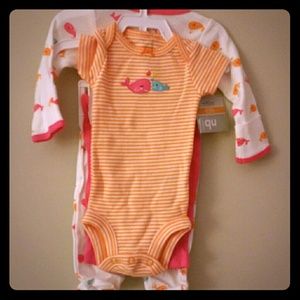 *NEW* 3 piece baby girl set