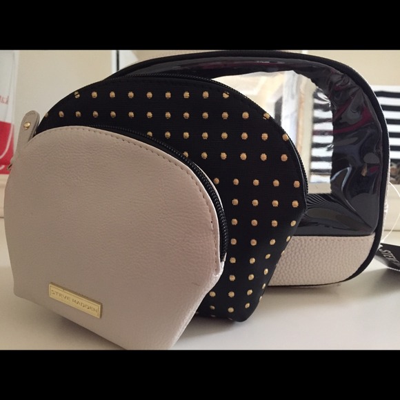 Steve Madden Trio Cosmetic Bags