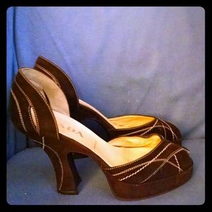 Prada calzature donna brown dress shoes