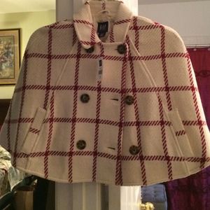 Creme and Red Shawl Jacket for kids !