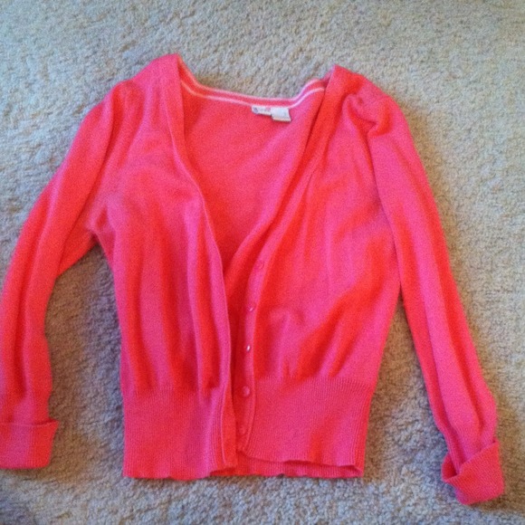 Pink cardigan