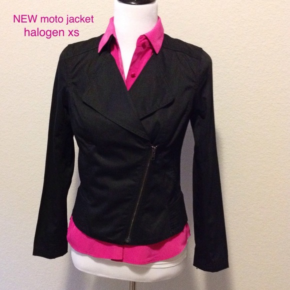 Halogen Jackets & Blazers - NEW moto style jacket. Halogen (Nordstrom) sz XS Halogen Jackets & Blazers - NEW moto style jacket. Halogen (Nordstrom) sz XS