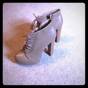 Platform sneaker heels