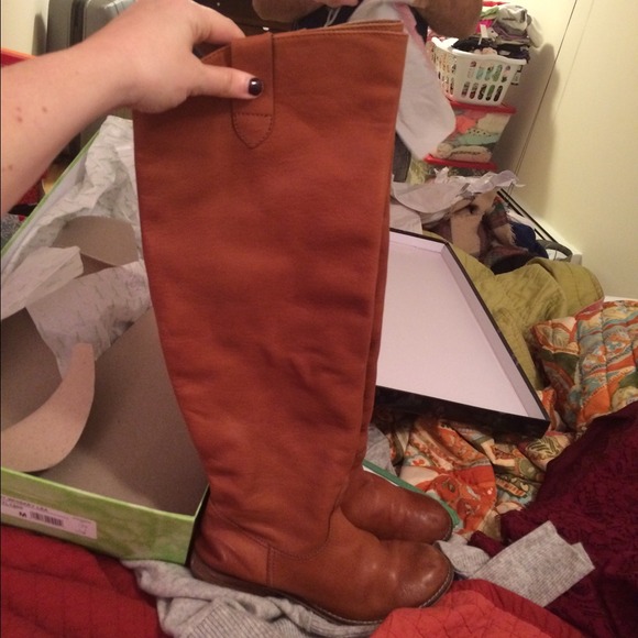 bp Boots - BP cognac knee high boots