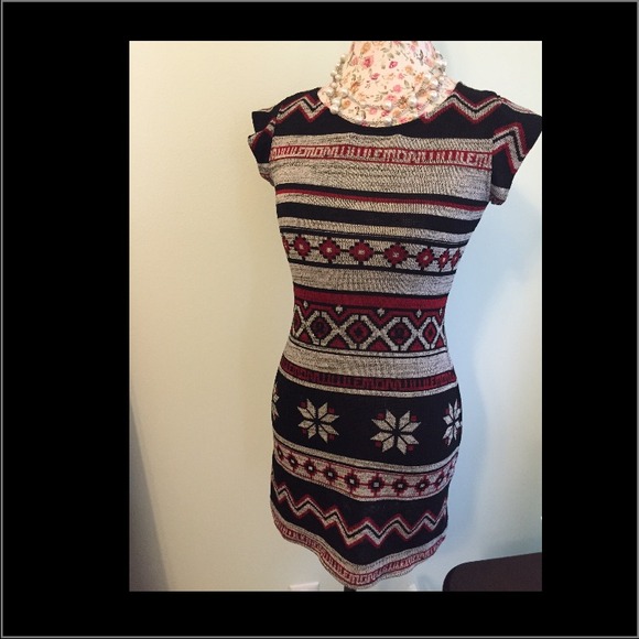 Printed dress sz small