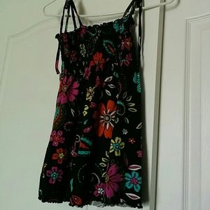 Brown  floral top