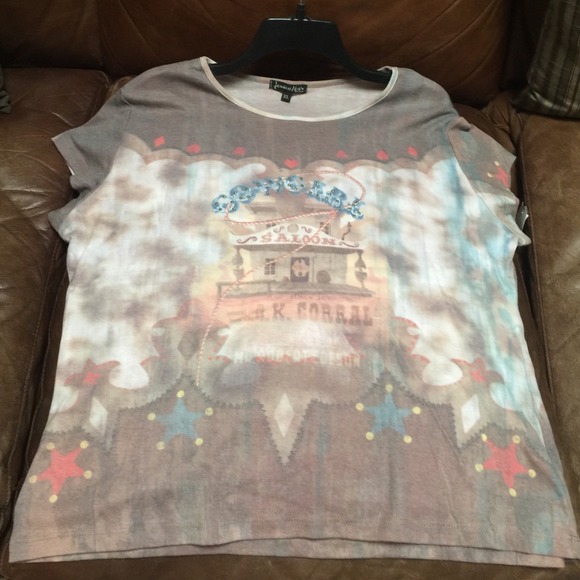 Short Sleeve Rodeo Too with Accents