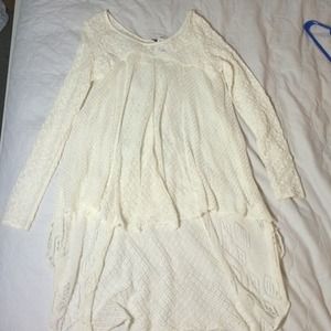 New Free People sheer lace dress