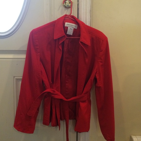 Jones New York red blazer