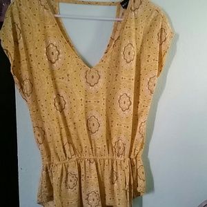 Wet Seal Yellow Top