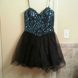 Blinged Out Party Dress