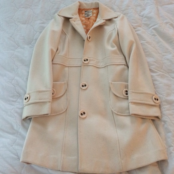 Cream winter coat